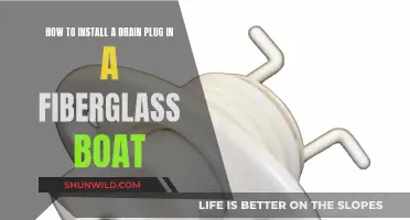 Installing a Drain Plug: A Guide for Fiberglass Boats