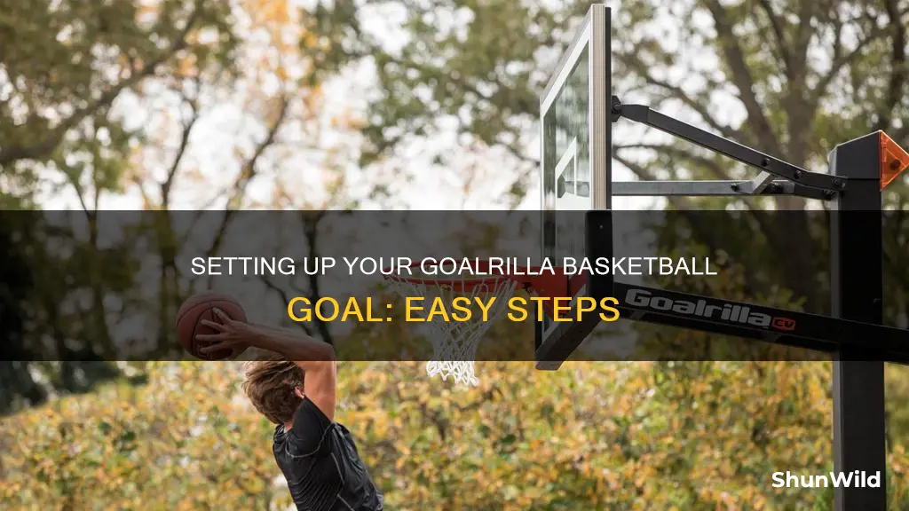 how to install a goalrilla basketball goal
