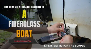 Installing a Lowrance Transducer: Fiberglass Boat Guide