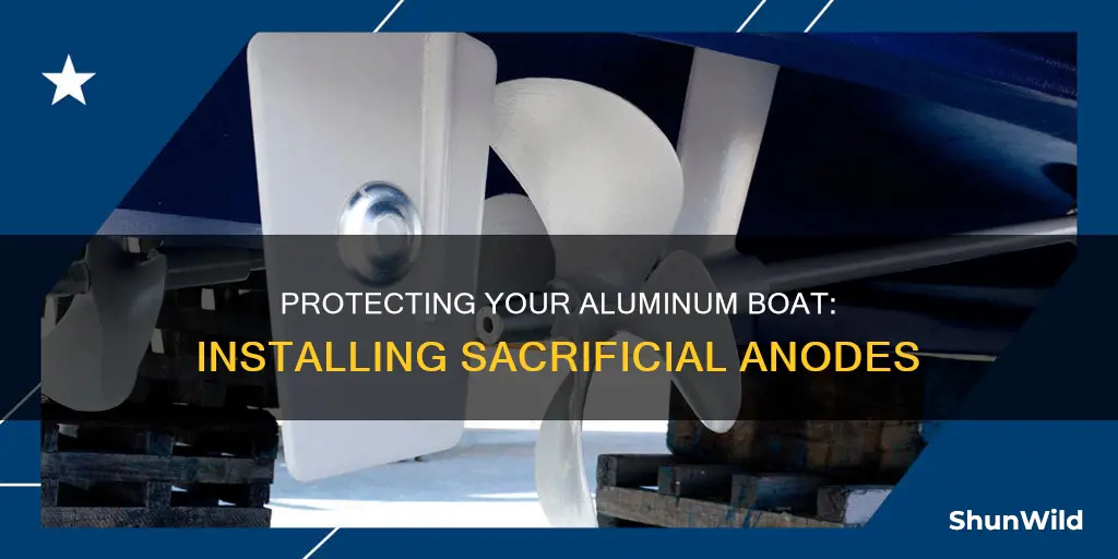 how to install a sacrificial anode on an aluminum boat