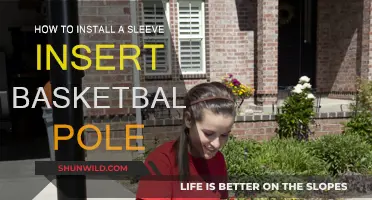 Installing a Sleeve Insert Basketball Pole: A Step-by-Step Guide
