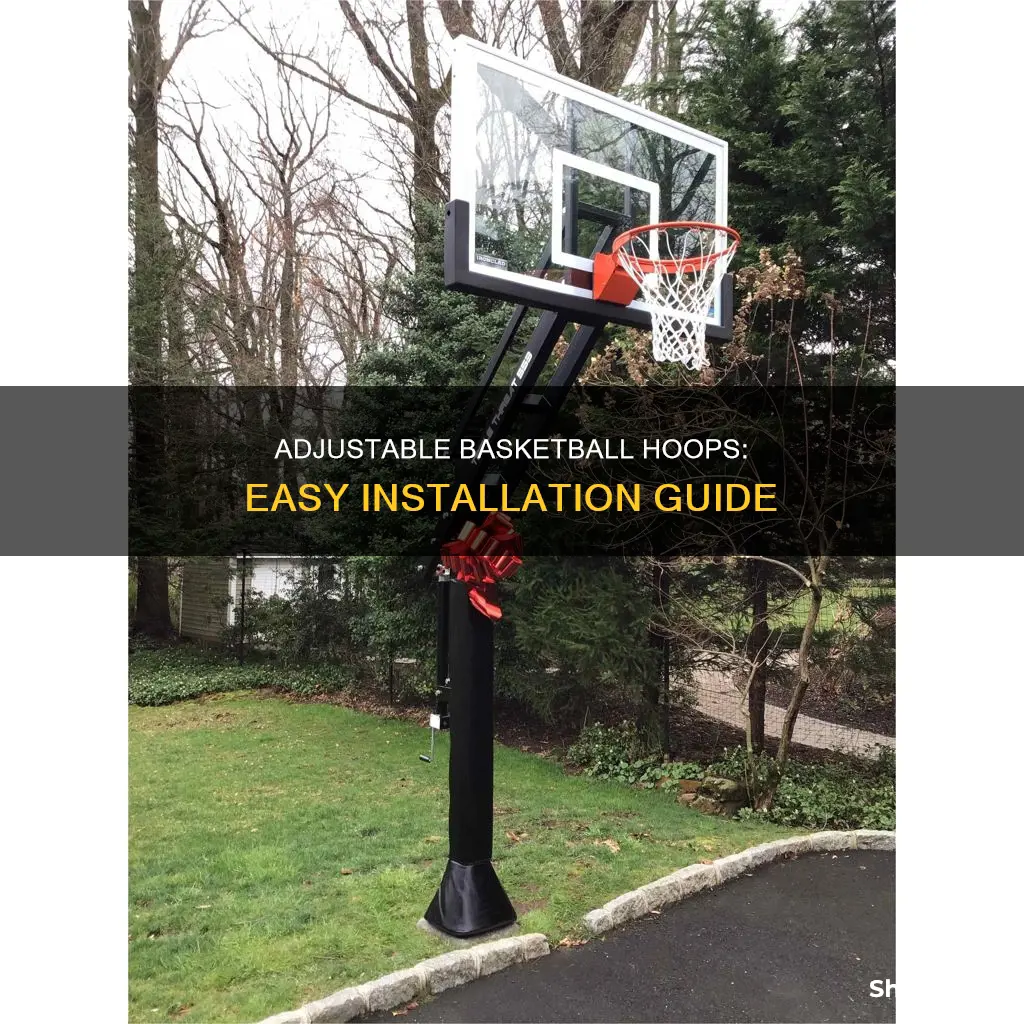 how to install adjustable basketball