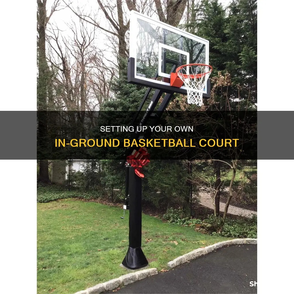 how to install an inground basketball