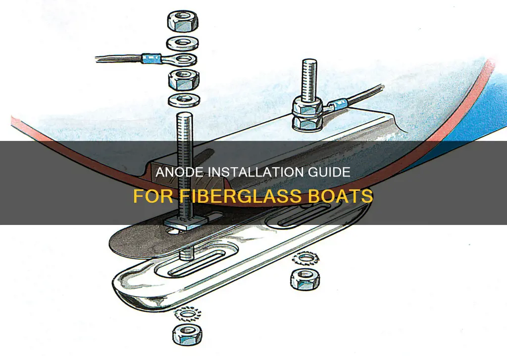 how to install anodes on a fiberglass boat