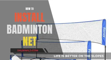 Setting Up Your Badminton Net: A Guide