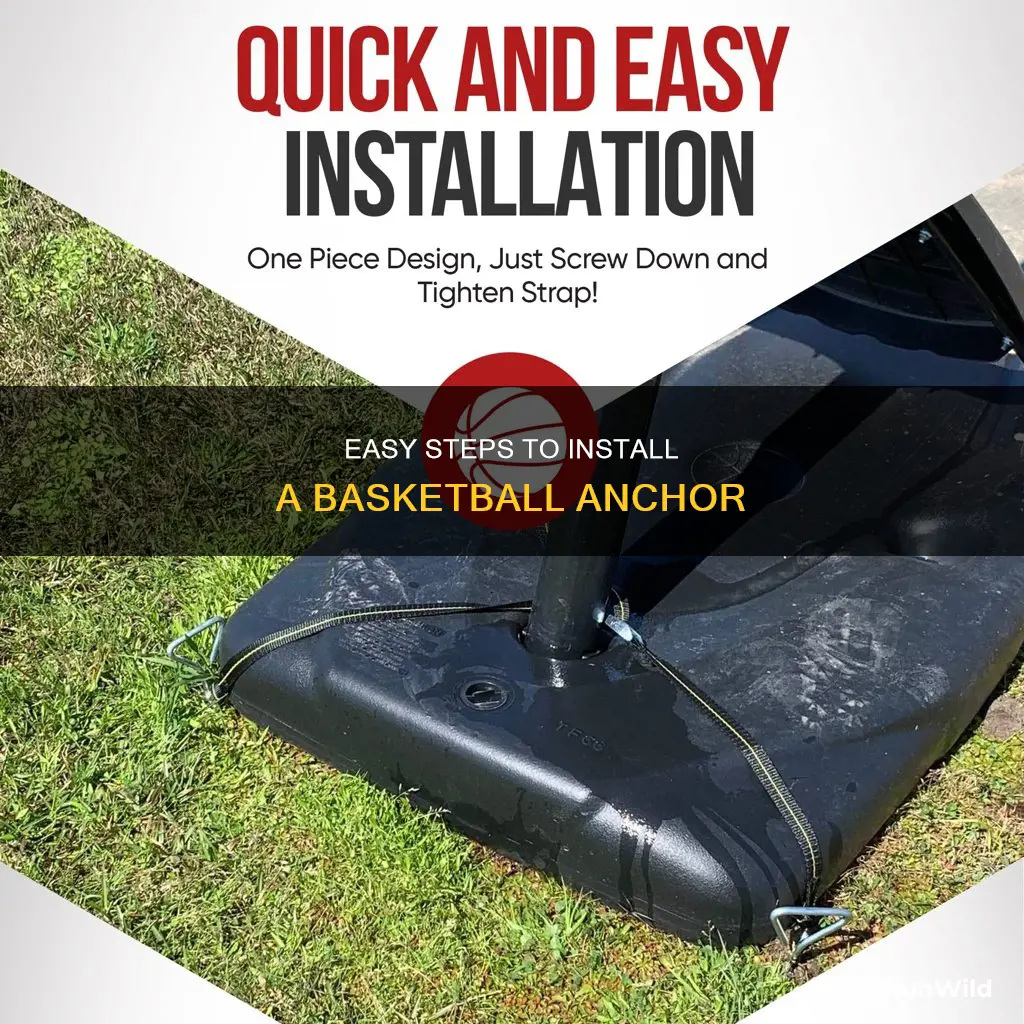 how to install basketball anchor