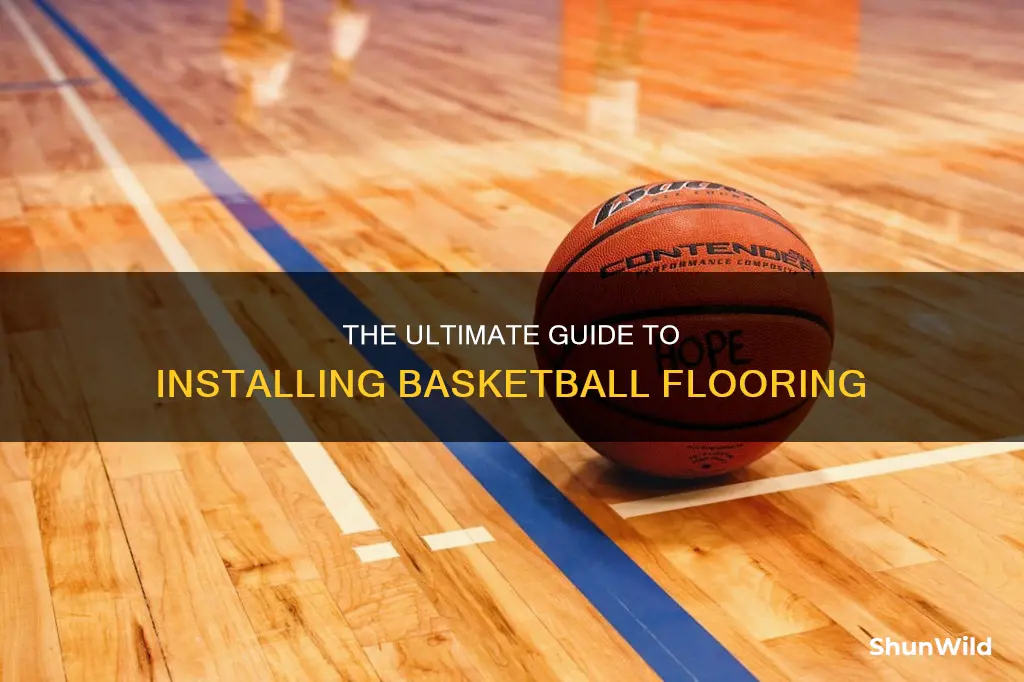 how to install basketball flooring