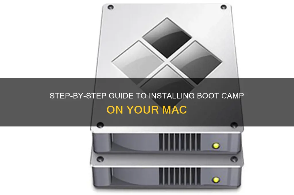 how to install boot camp mac
