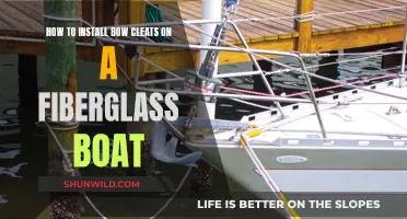 Installing Bow Cleats: Fiberglass Boat Guide