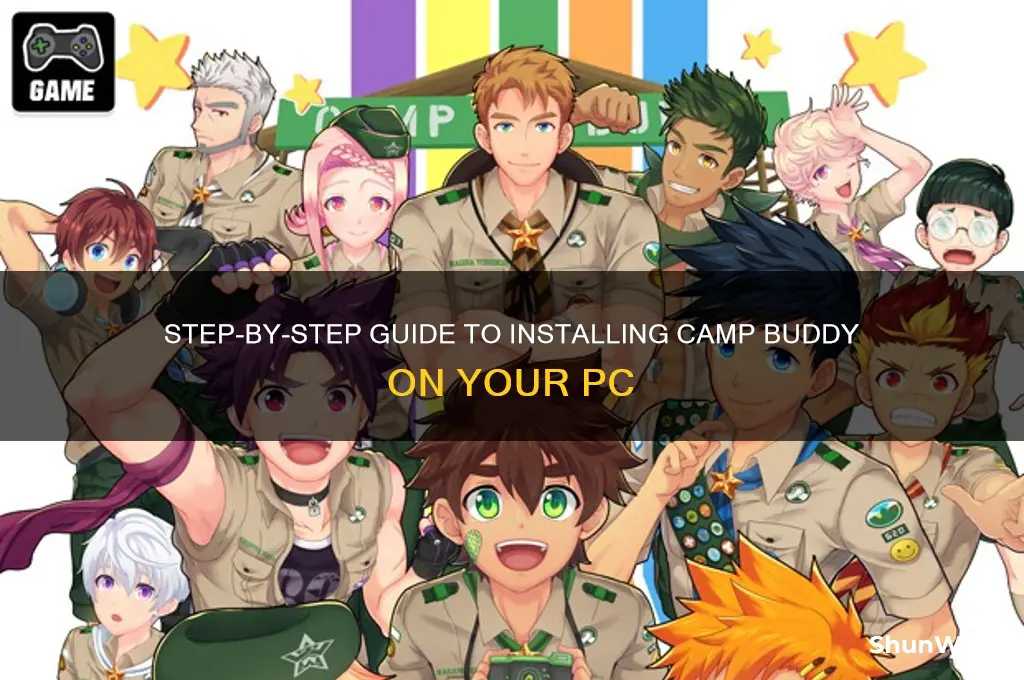 how to install camp buddy