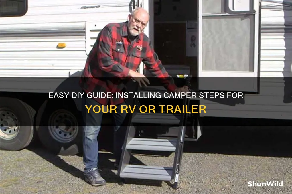 how to install camper steps