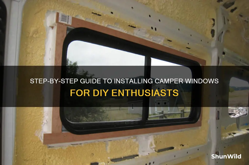 how to install camper windows