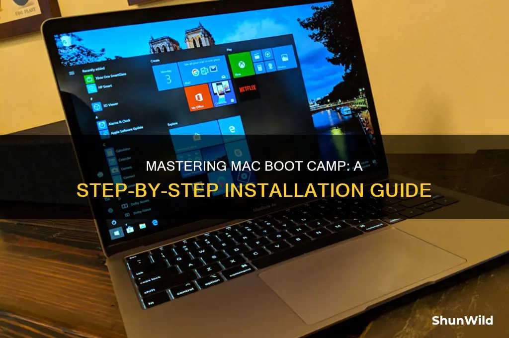 how to install macboot camp