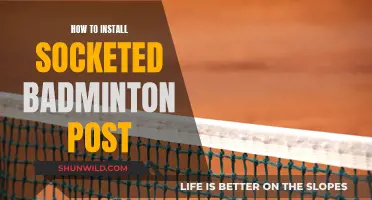 Easy Guide: Installing Socketed Badminton Posts