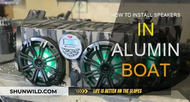 Installing Speakers in Your Aluminum Boat: A Step-by-Step Guide