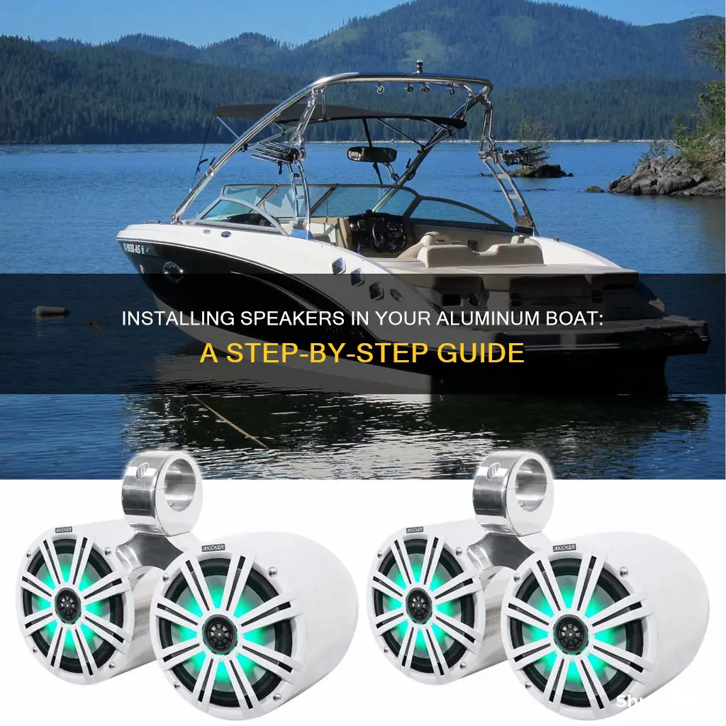 how to install speakers in aluminum boat