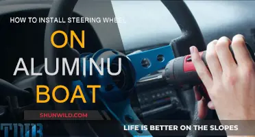 Installing a Steering Wheel on Your Aluminum Boat: A Guide