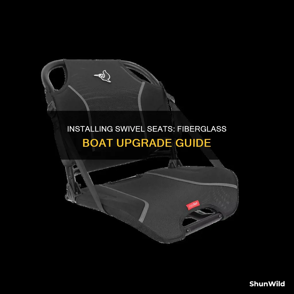 how to install swivel seats in a fiberglass boat