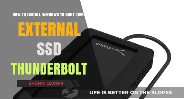 Install Windows 10 on External SSD via Boot Camp & Thunderbolt