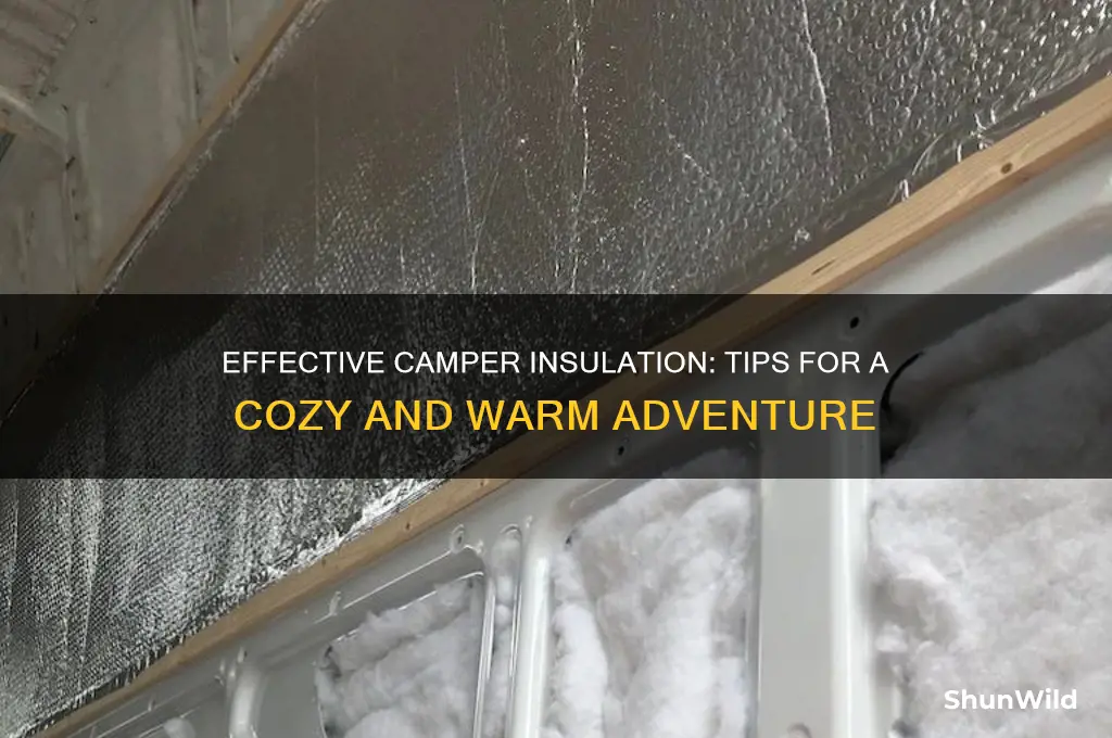 how to insulate a camper
