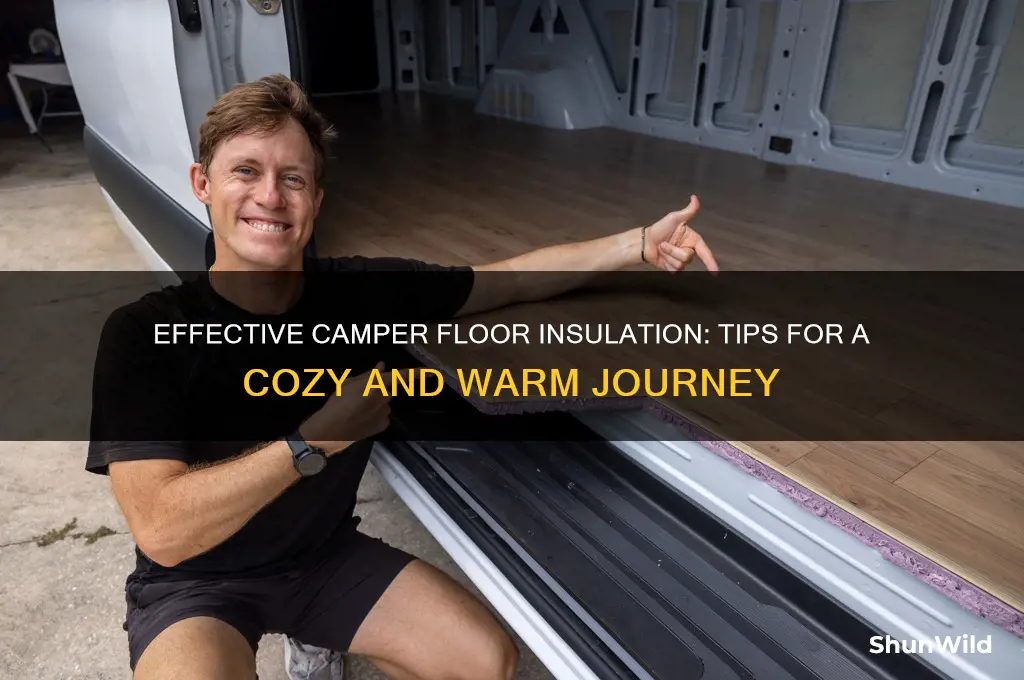 how to insulate camper floor