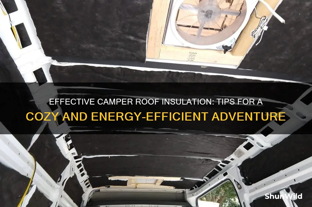 how to insulate camper roof