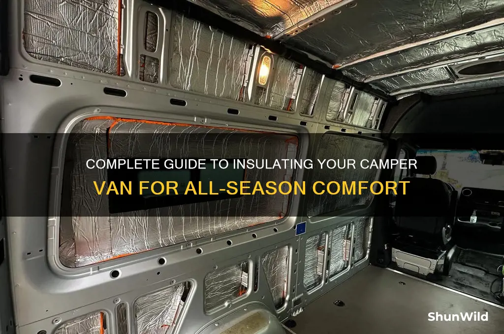 how to insulate camper van
