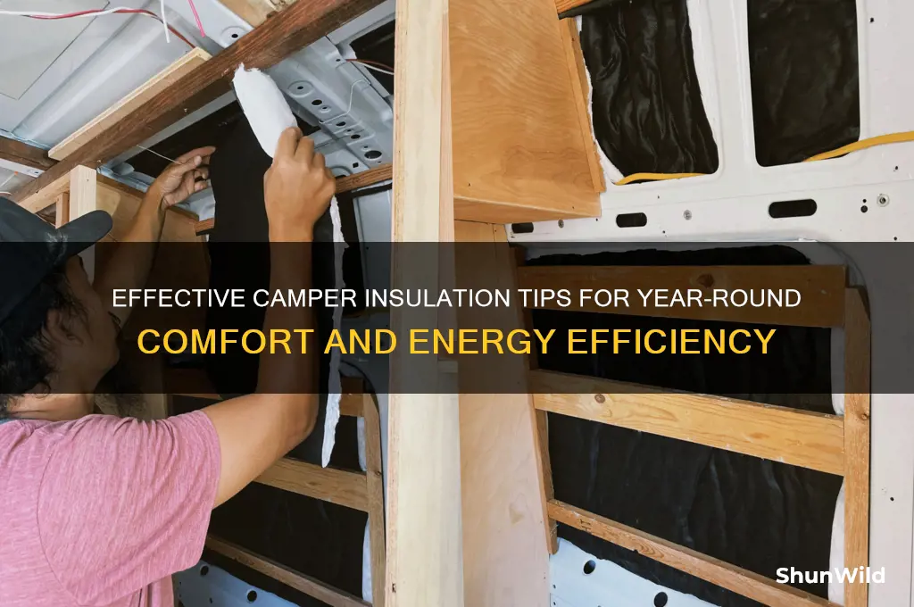how to insulate camper