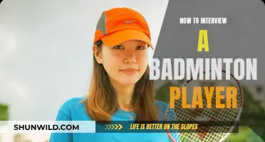 Interviewing a Badminton Star: Tips and Tricks