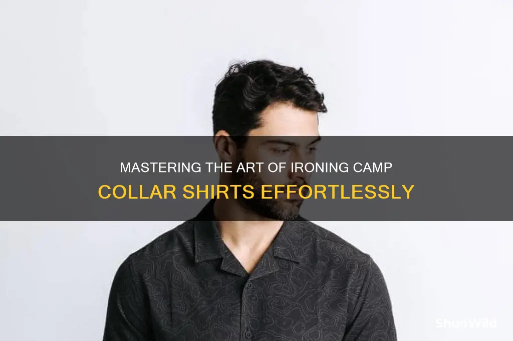 how to iron camp collar