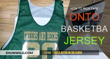 Ironing Tape onto Basketball Jerseys: A Step-by-Step Guide