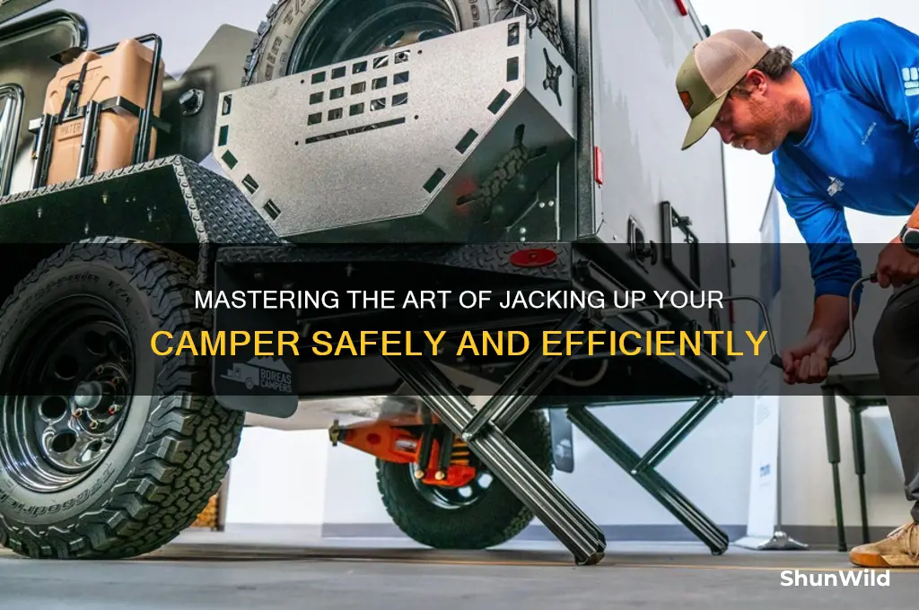 how to jack up camper