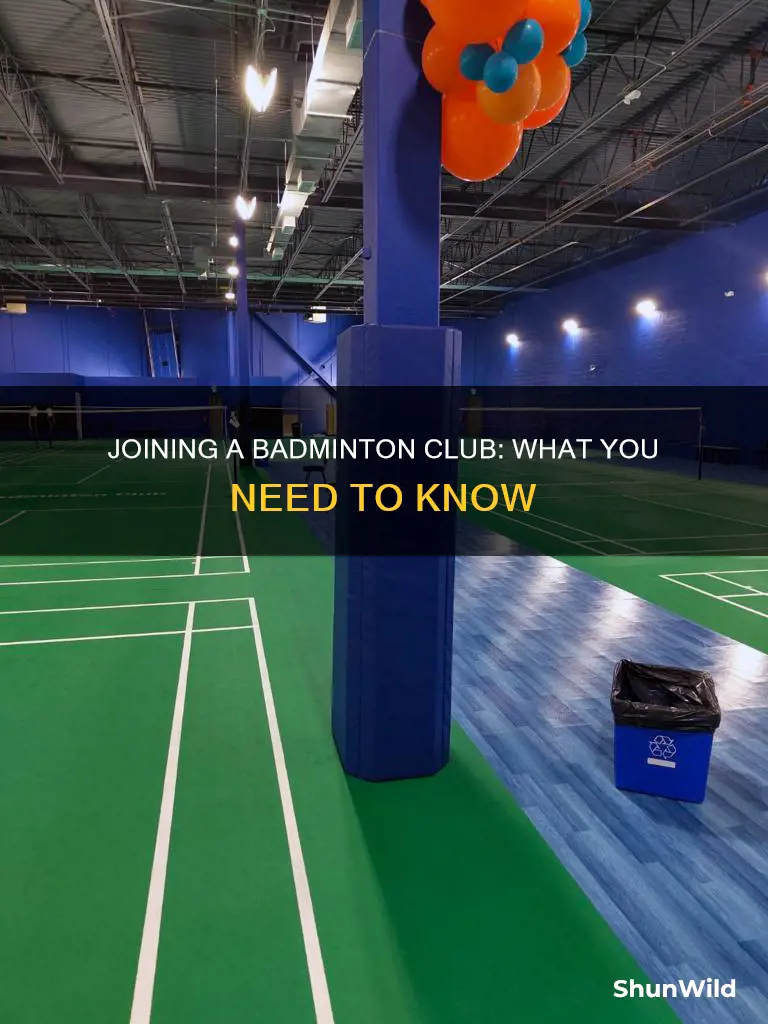 how to join a badminton club