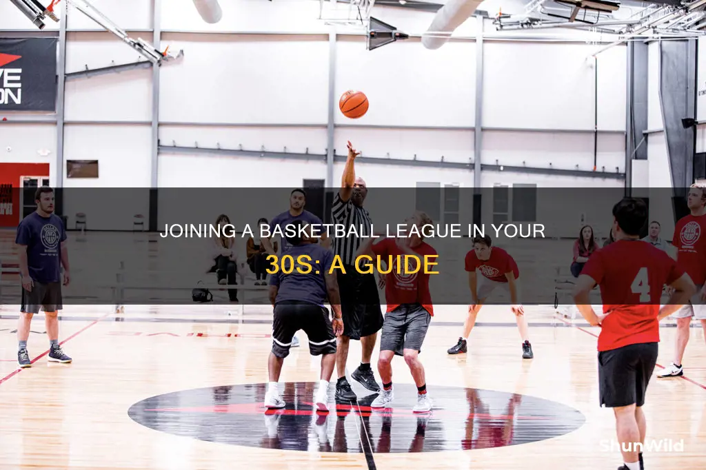 how to join an over 30 basketball leagu