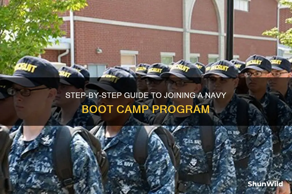 how to join boot camp for the navy