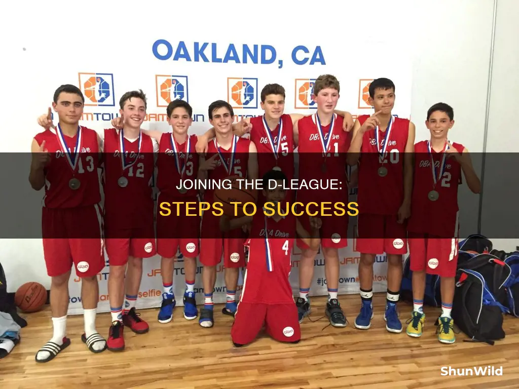 how to join d league basketball