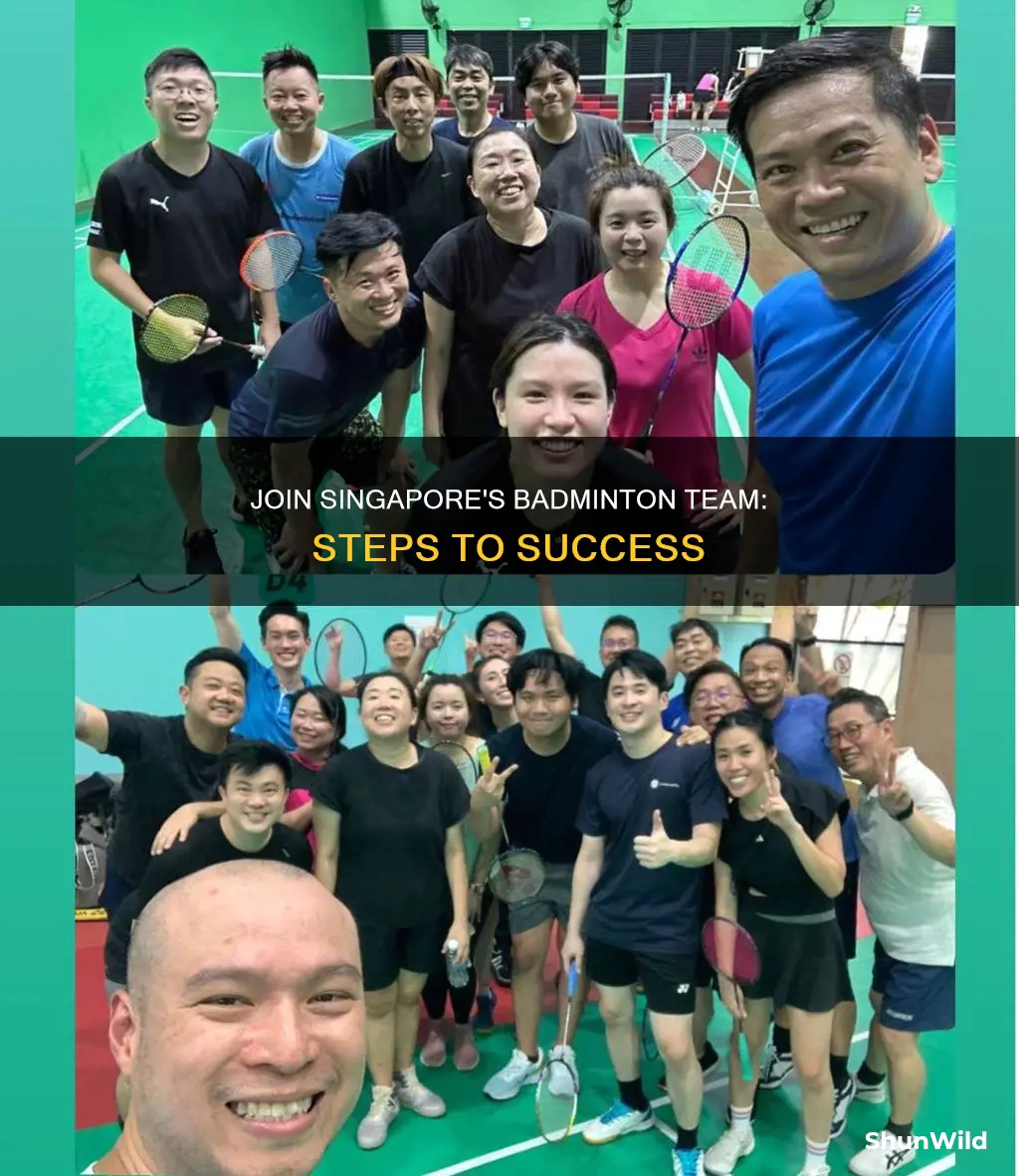 how to join singapore badminton team