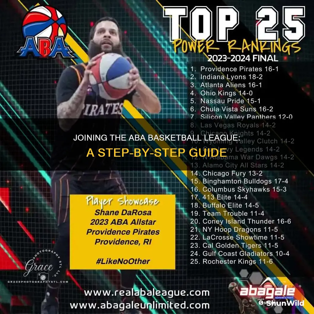 how to join the aba basketball