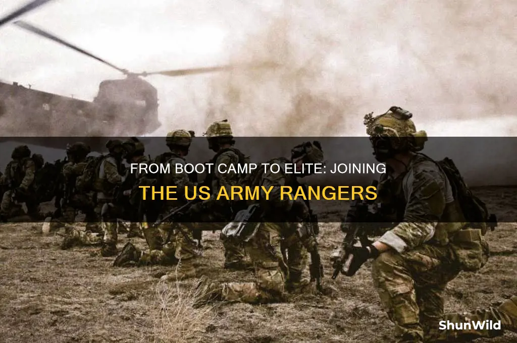 how to join the us army rangers from boot camp