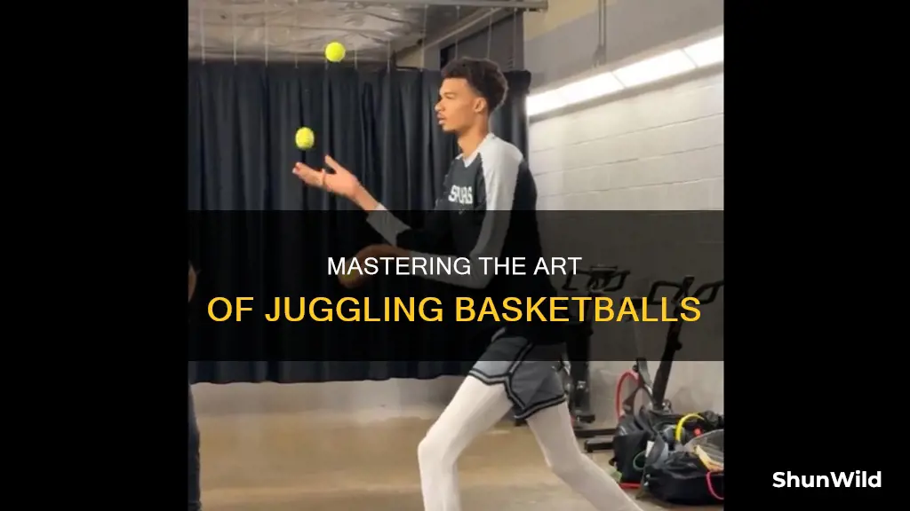 how to juggle basketballs