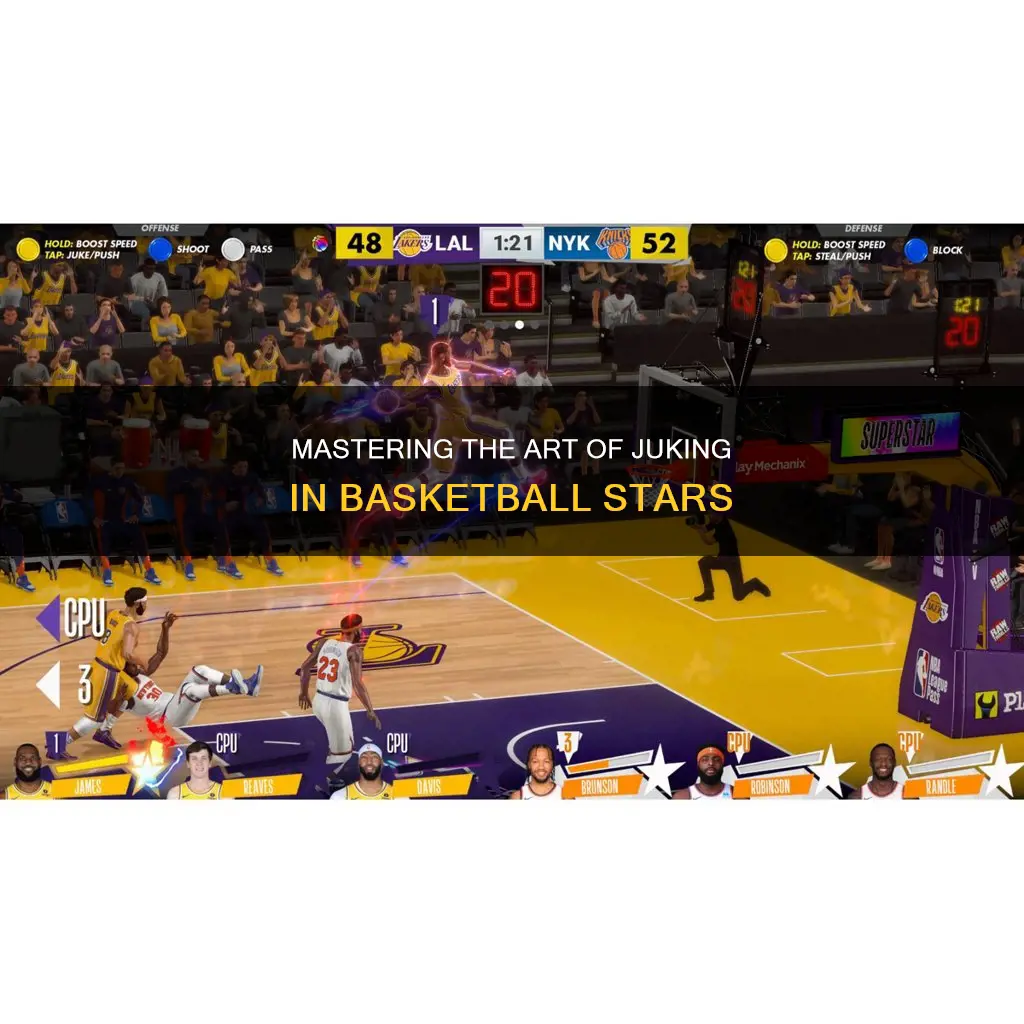 how to juke in basketball stars