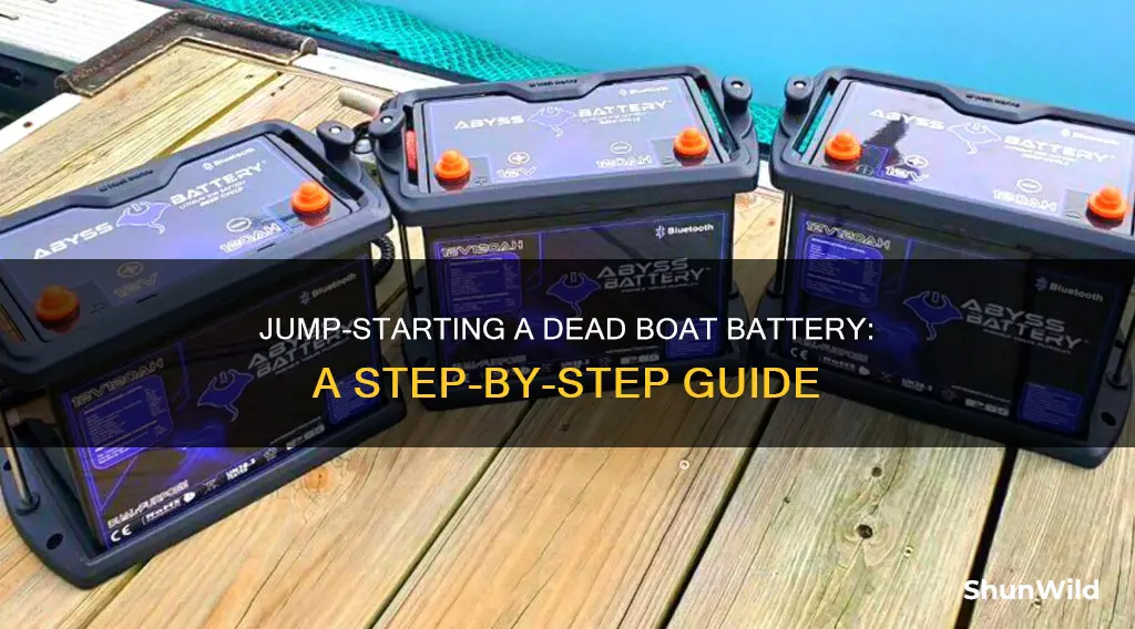 how to jump a dead boat battery