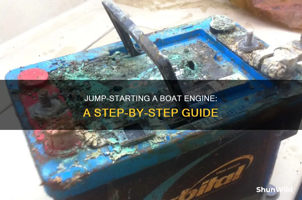 how to jump start a boat engine