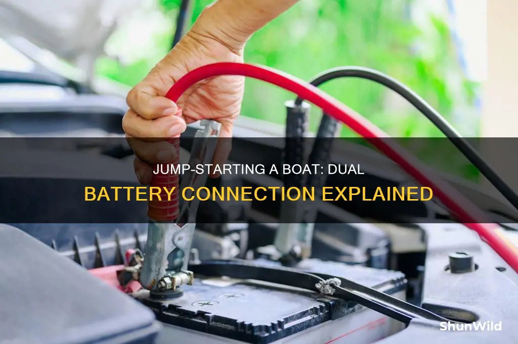 how to jump start a boat with two batteries