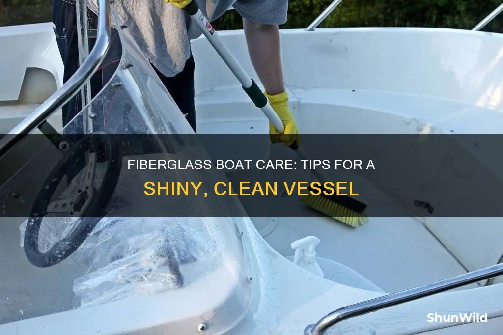 how to keep a fiberglass boat clean and wax