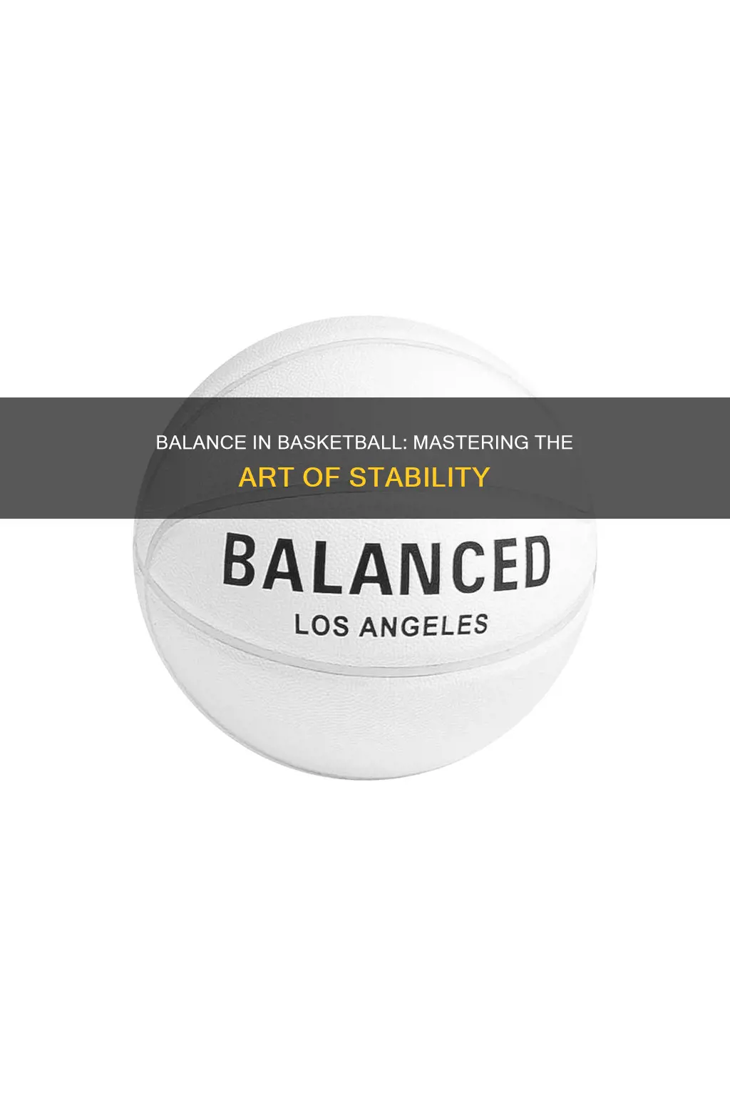 how to keep balance in basketball