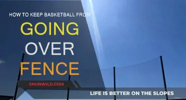 Prevent Basketballs Escaping: Install a Fence Netting