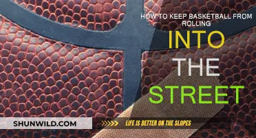 Prevent Your Basketball From Rolling Away and Into the Street