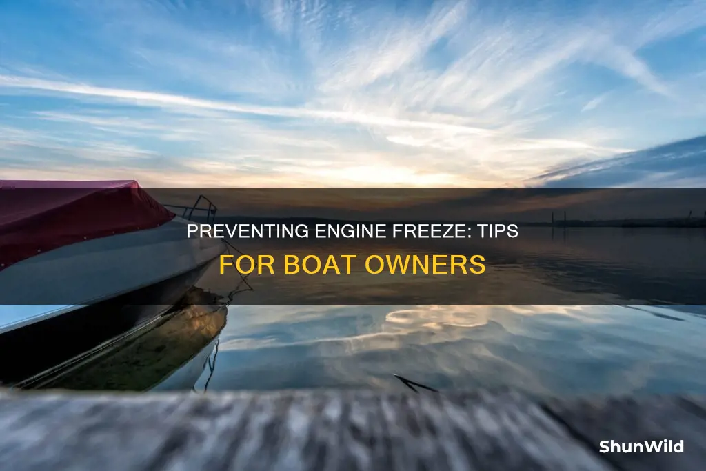 how to keep boat engine from freezing