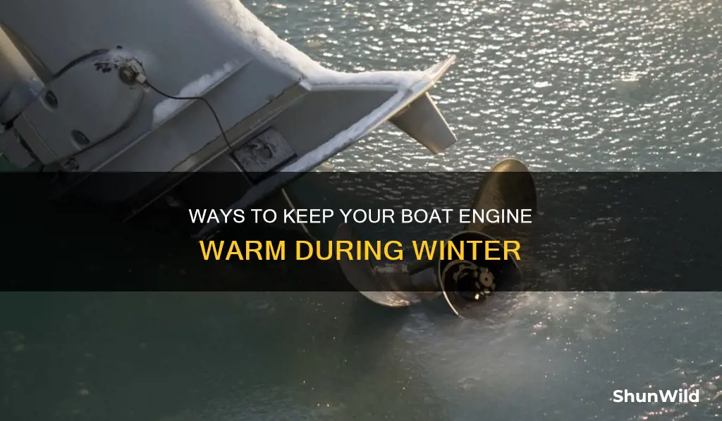 how to keep boat engine warm in winter